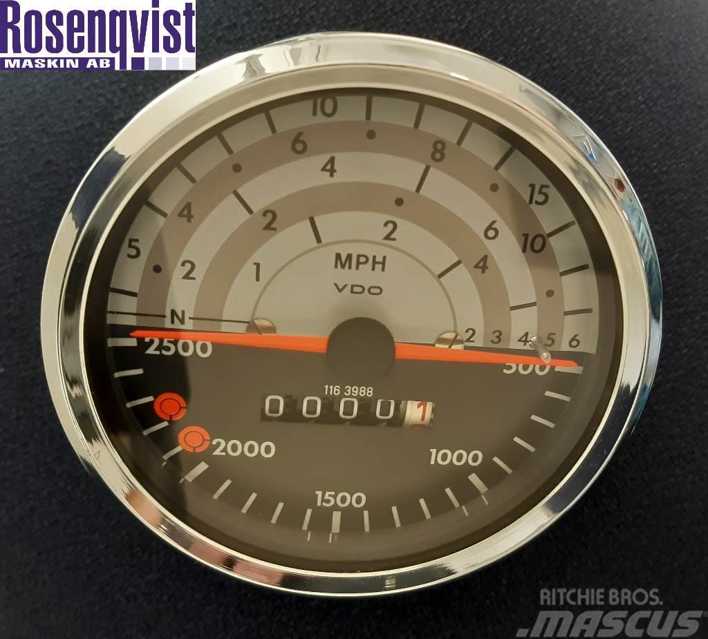 Deutz-Fahr VDO Tachometer mph 01163988, 129.035/034/035 Elektronika