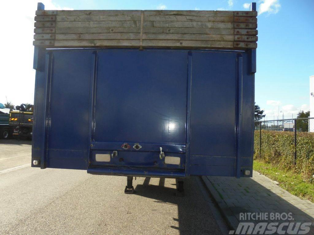 Burg BPDO 12 + 1 AXLE Bortinių sunkvežimių priekabos su nuleidžiamais bortais
