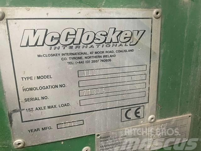 McCloskey J40 Mobilūs smulkintuvai