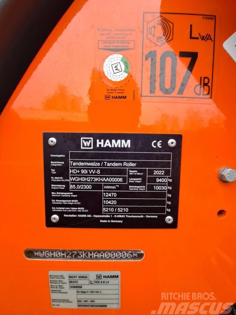 Hamm HD+ 90i VV-S Porinių būgnų volai