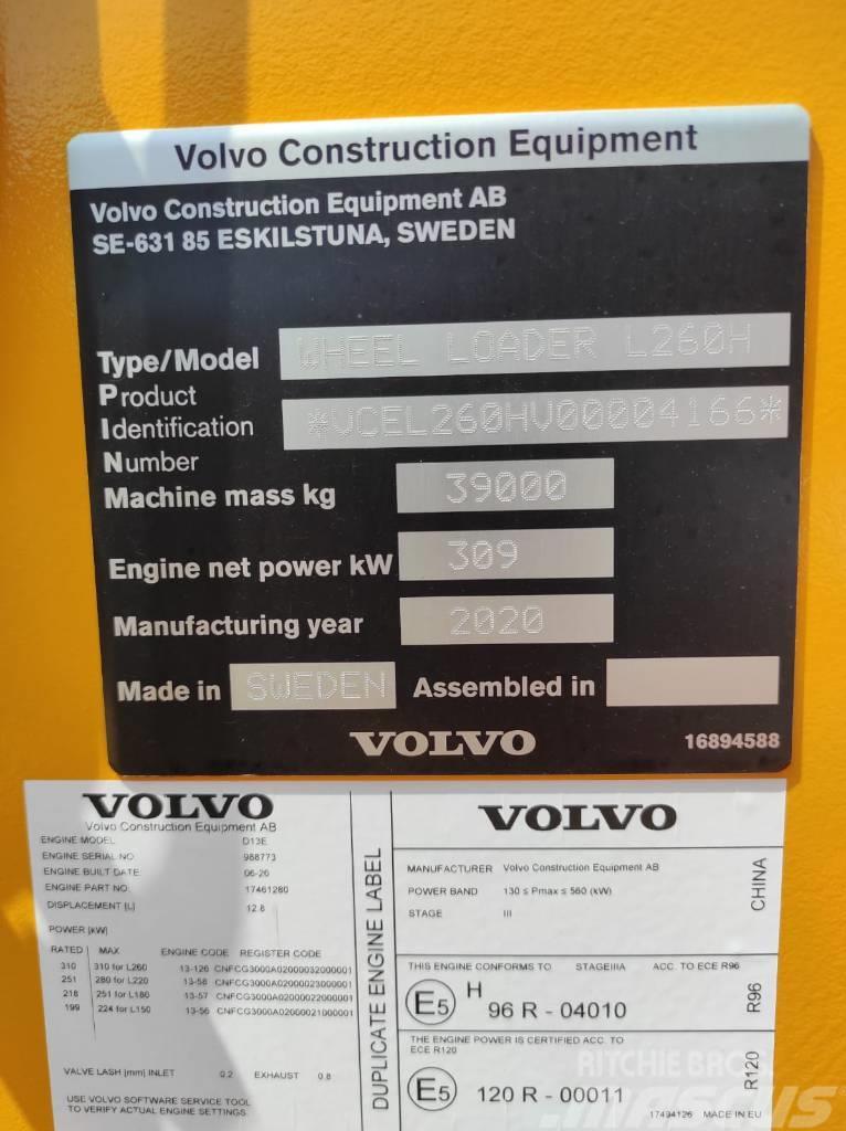 Volvo Wheel Loader L260H Naudoti ratiniai krautuvai