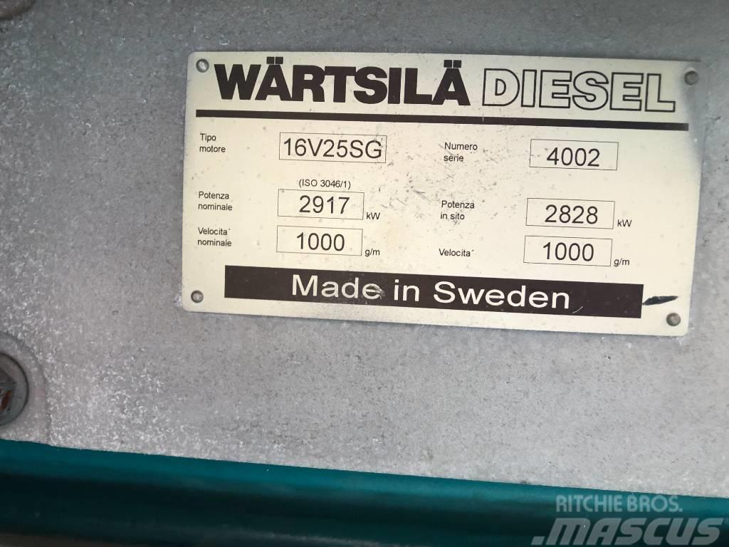 Wärtsilä 16V25SG Dujų generatoriai