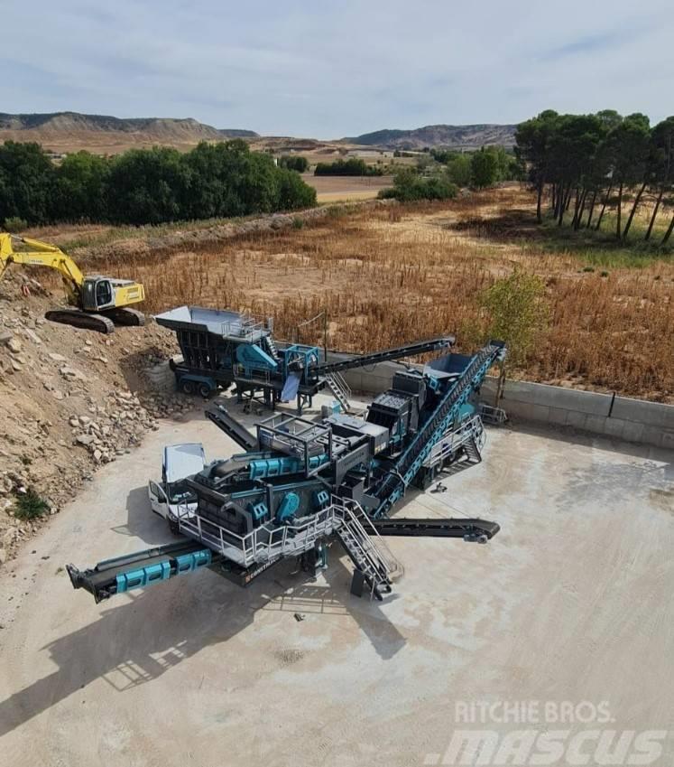 Constmach 120-150 TPH Mobile Crushing Plant Jaw & Impact Mobilūs smulkintuvai