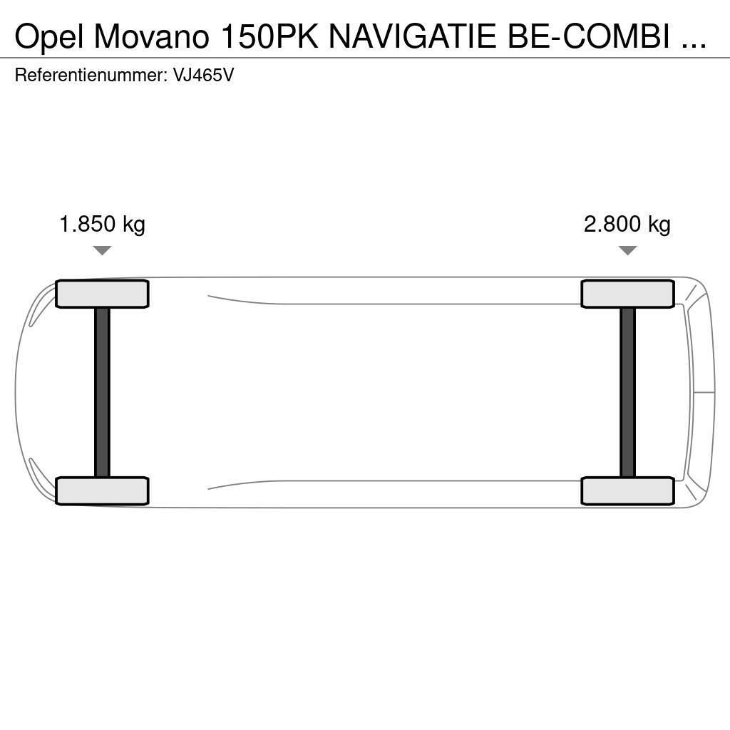 Opel Movano 150PK NAVIGATIE BE-COMBI LOADCAP 3-TON Kita
