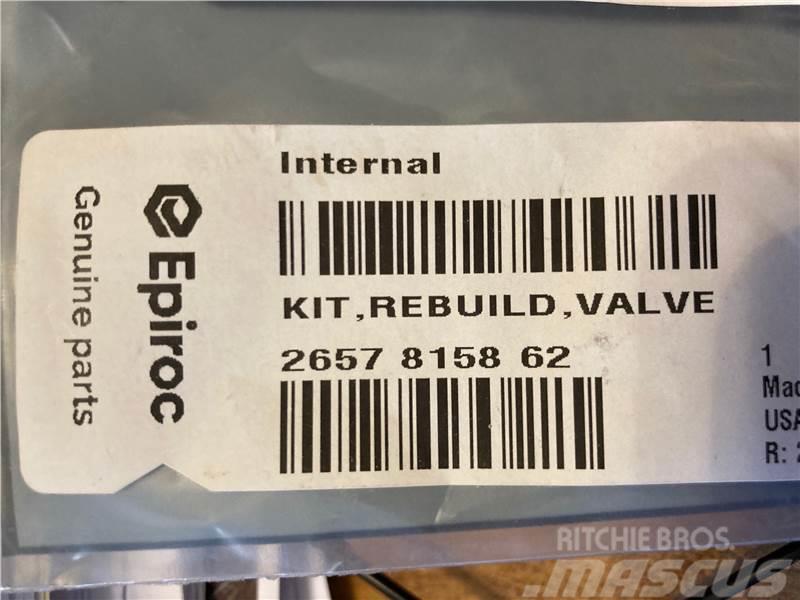 Epiroc (Atlas Copco) Valve Rebuild Kit - 57815862 Gręžimo įranga ir atsarginės dalys