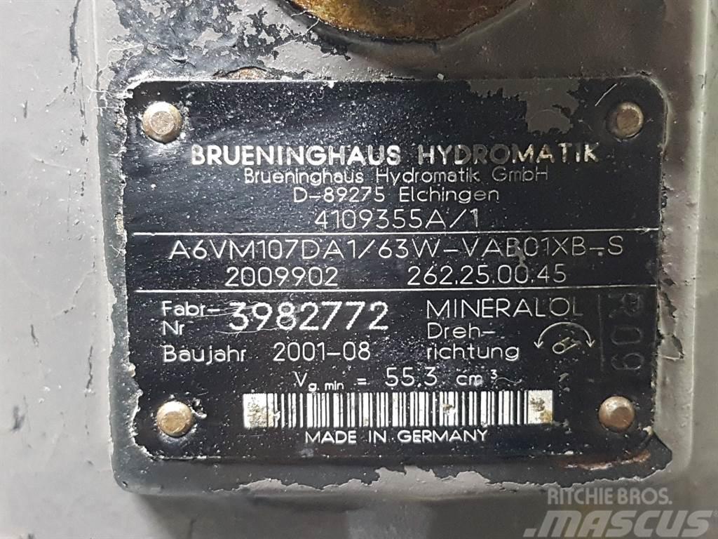 Ahlmann AZ14-Brueninghaus A6VM107DA1/63W-Drive motor Hidraulikos įrenginiai