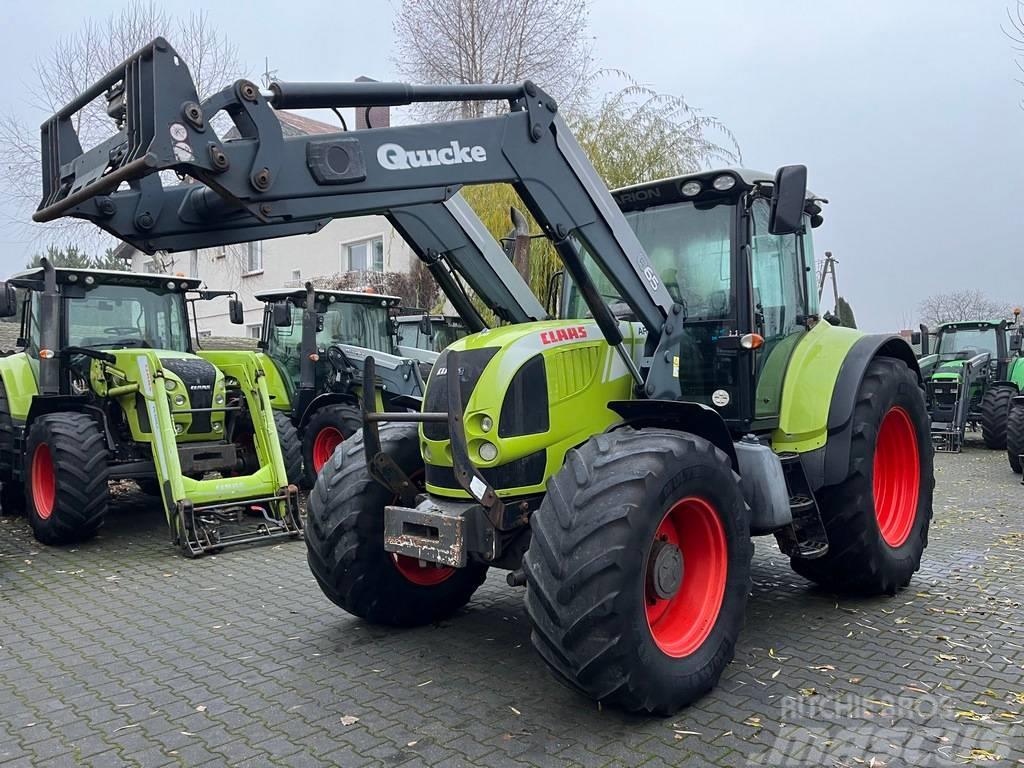 CLAAS ARION 640 CIS + QUICKE Q65 Traktoriai