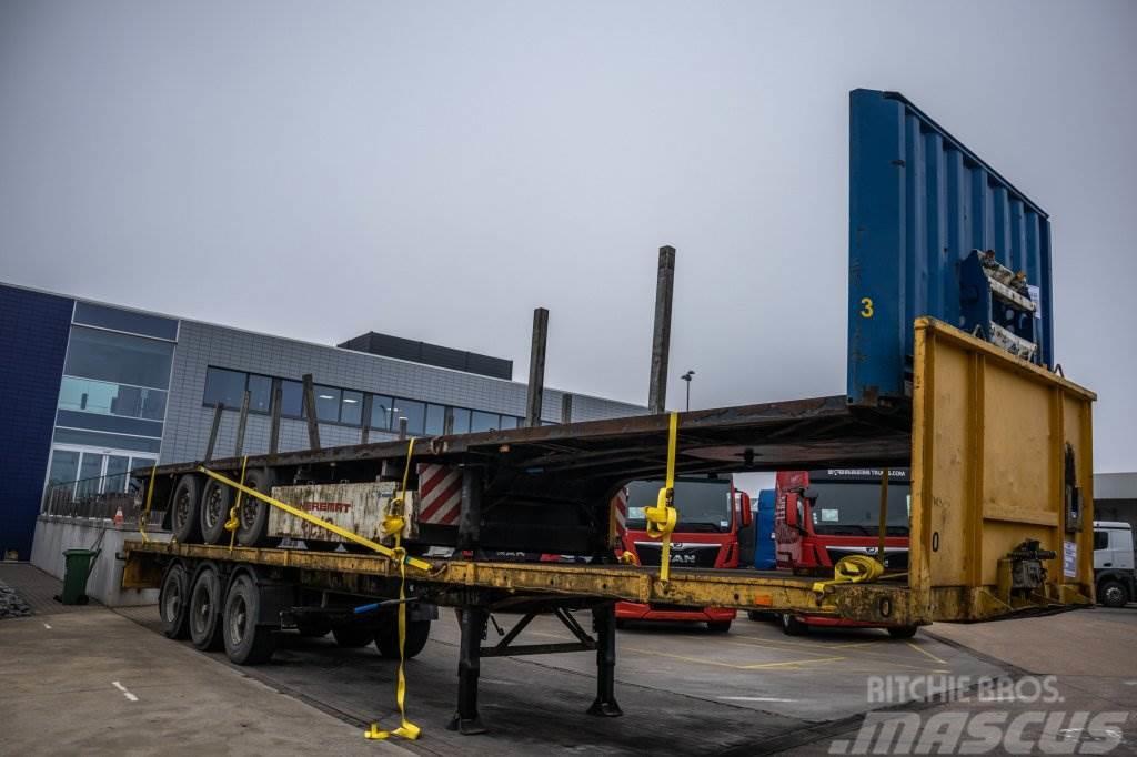 Krone SD27-PLATEAU-39000 KG MTM Bortinių sunkvežimių priekabos su nuleidžiamais bortais