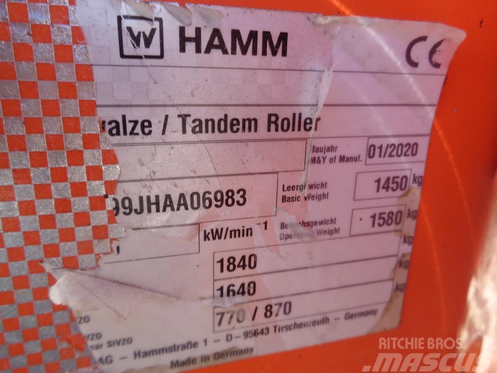 Hamm HD 8 VV Porinių būgnų volai