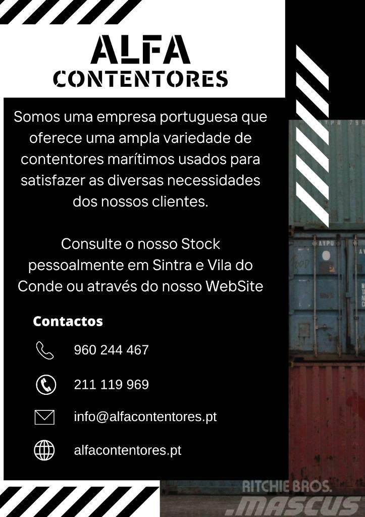  AlfaContentores Contentor Marítimo Jūriniai konteineriai