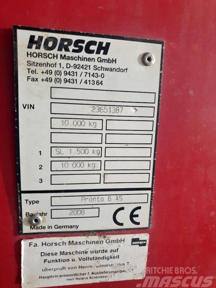 Horsch Horsch Pronto 6 AS s PPF + Horsch Maistro 8 RC Sėjimo technika