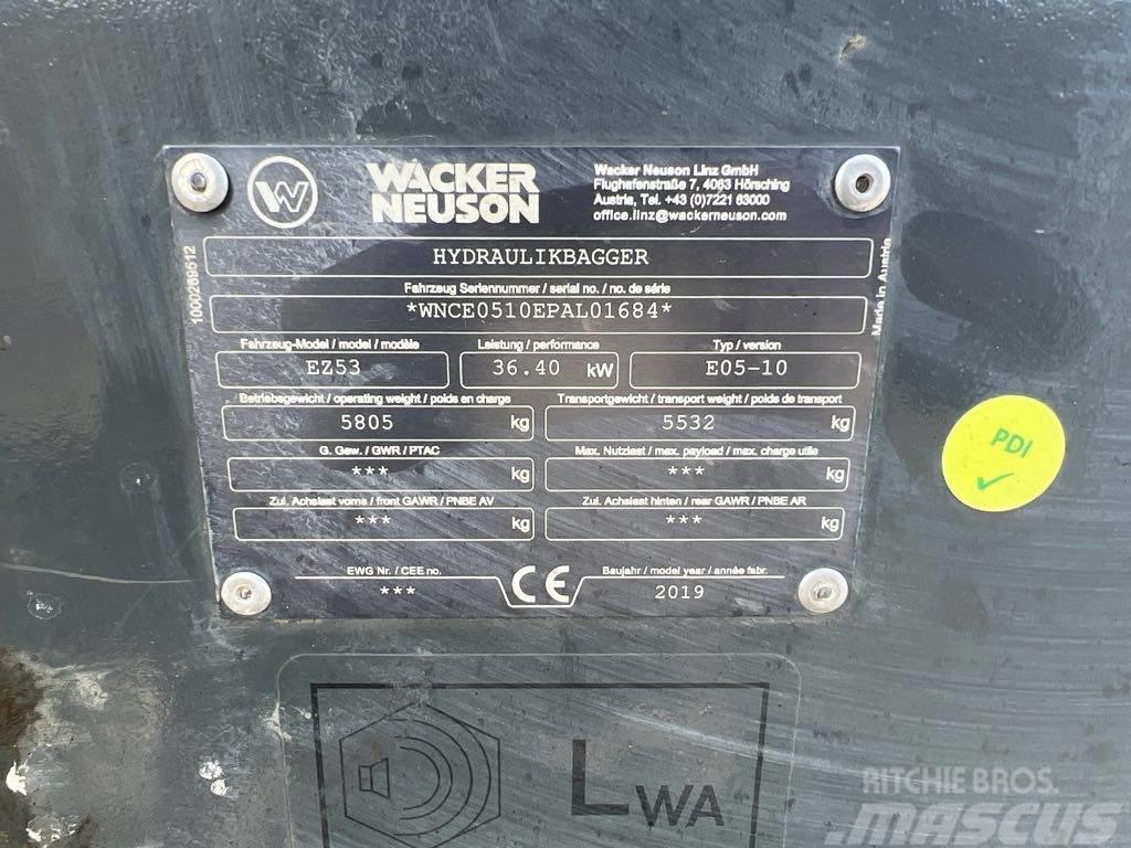 Wacker Neuson EZ53 Vikšriniai ekskavatoriai