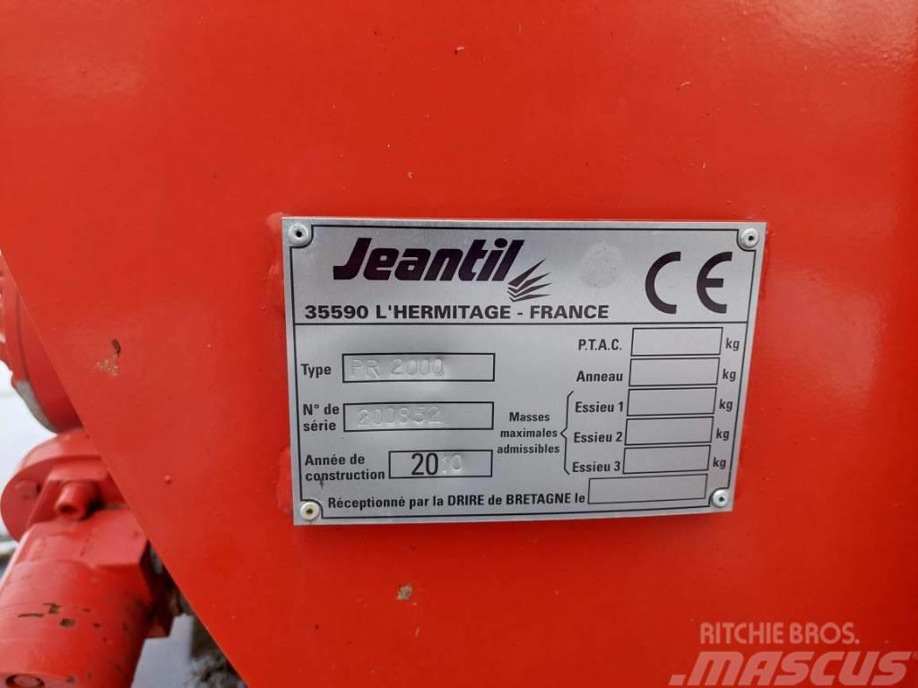 Jeantil PR 2000 Ryšulių smulkinimo, pjaustymo ir išvyniojimo įrenginiai
