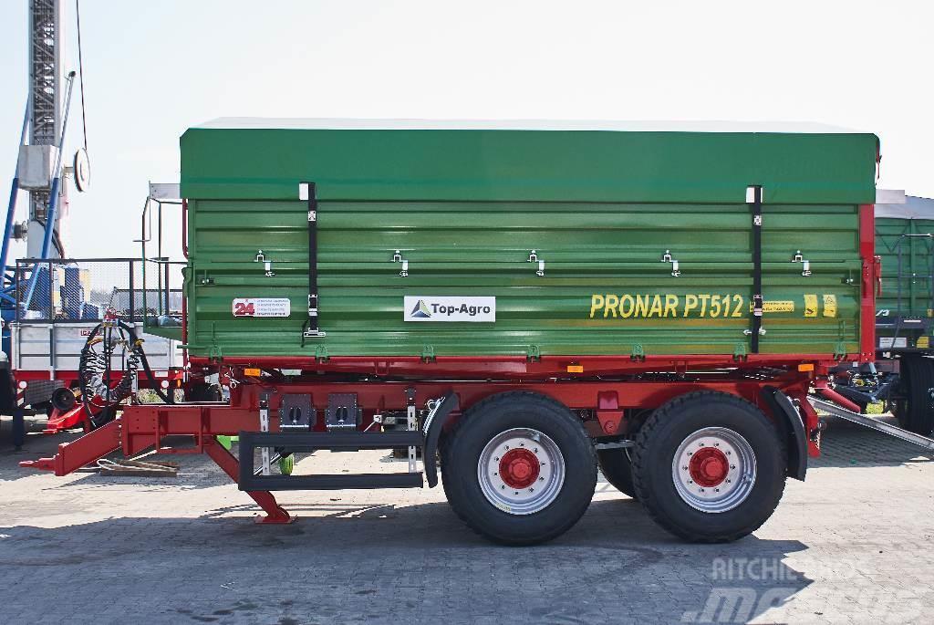 Pronar PT 512 TANDEM 12 tones tipping trailer/ przyczepa Savivartės priekabos