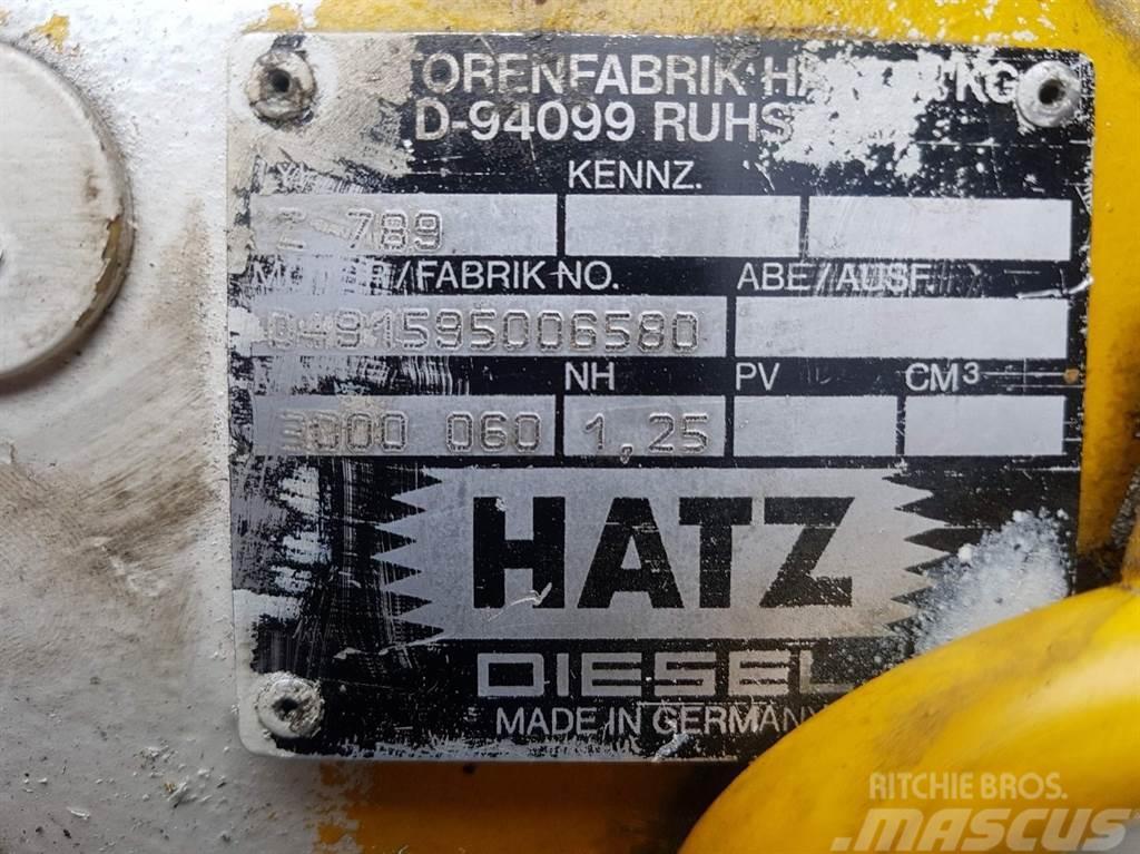 Barber-Greene BG-Hatz Z789-Engine/Motor Varikliai