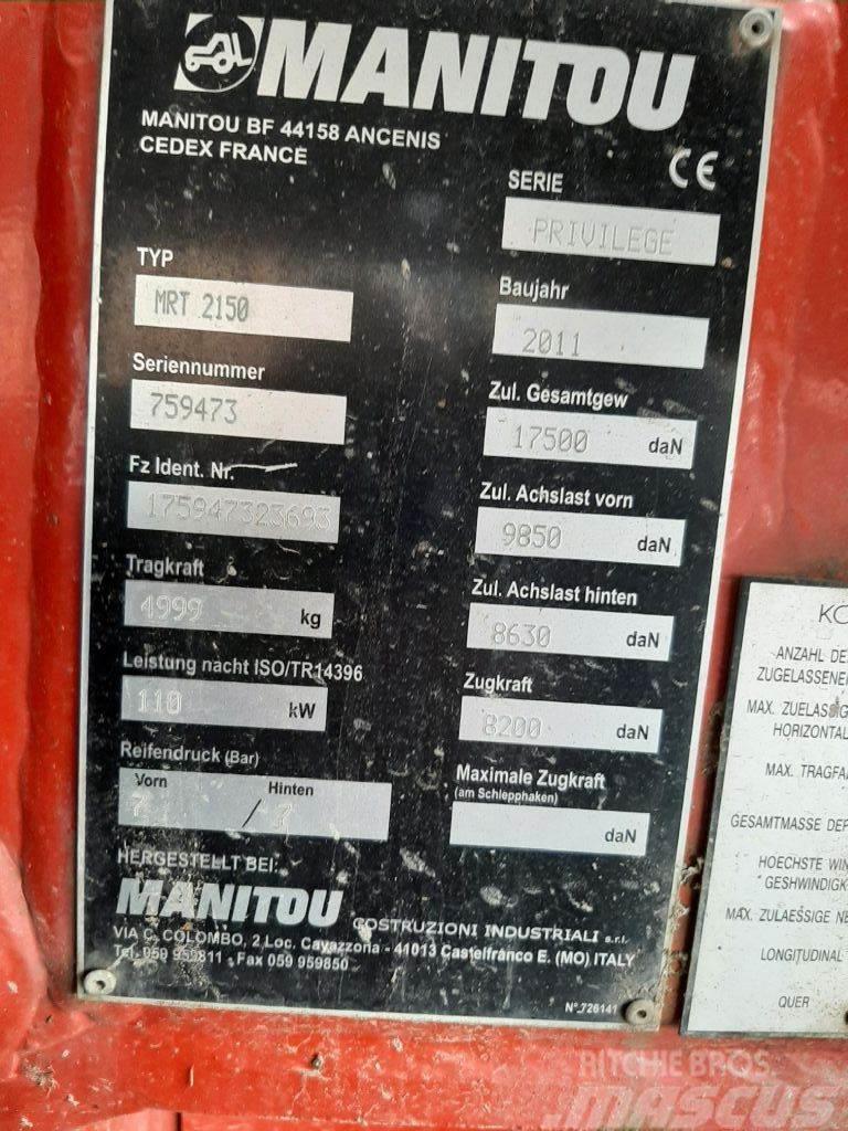 Manitou MRT 2150 Priv Teleskopiniai krautuvai