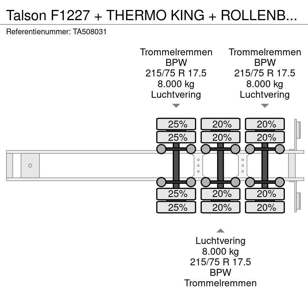 Talson F1227 + THERMO KING + ROLLENBANEN - MEGA Puspriekabės su izoterminiu kėbulu