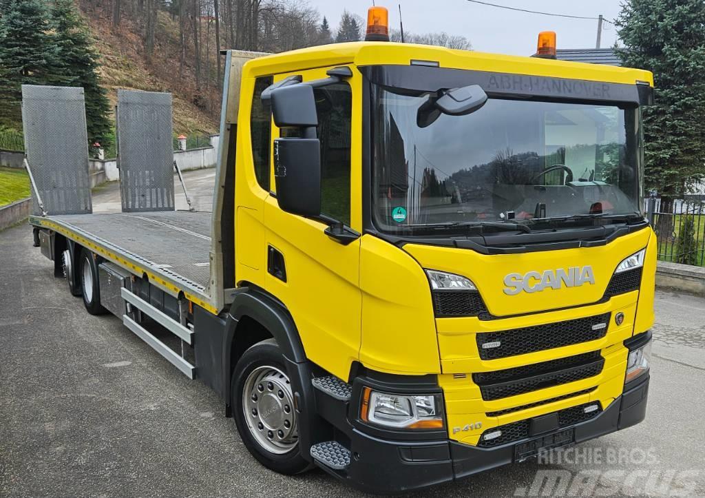 Scania P 410   BEKO Platforminiai/Gerviniai sunkvežimiai