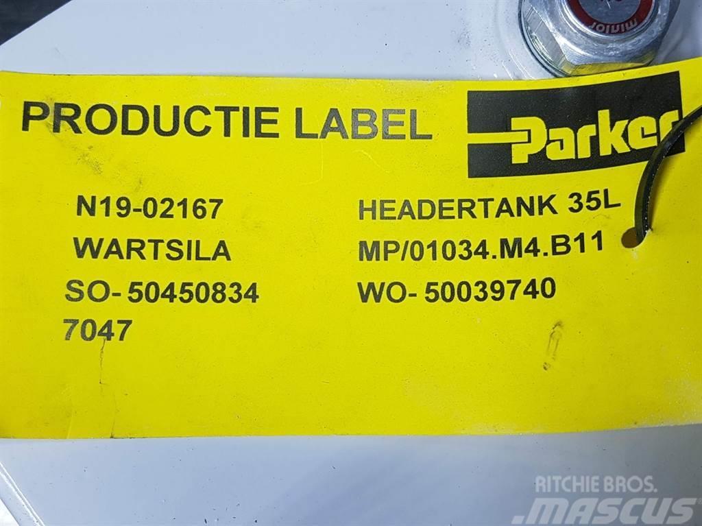 Parker - Headertank 35L - Tank/Behälter/Reservoir Hidraulikos įrenginiai