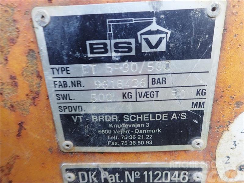 BSV Element tang 30 cm Type ET 5-30/500 Kranų dalys ir įranga