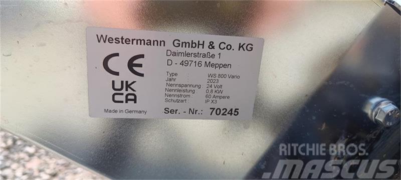 Westermann WS 800 elektrisk spalteskraber Kiti galvijų priežiūros įrengimai