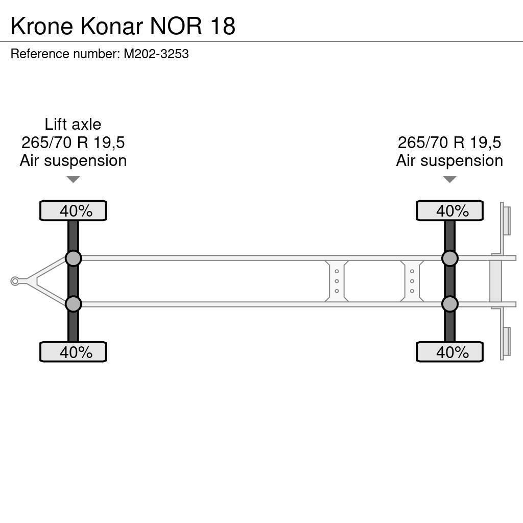 Krone Konar NOR 18 Platformos / Pakrovimas iš šono