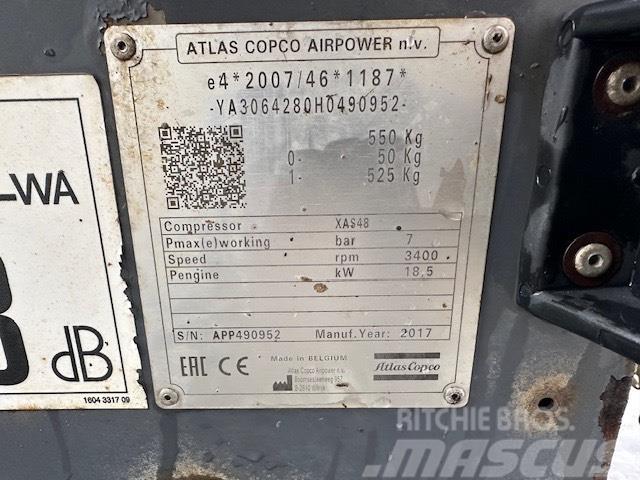 Atlas Copco Xas 48 Kompresoriai