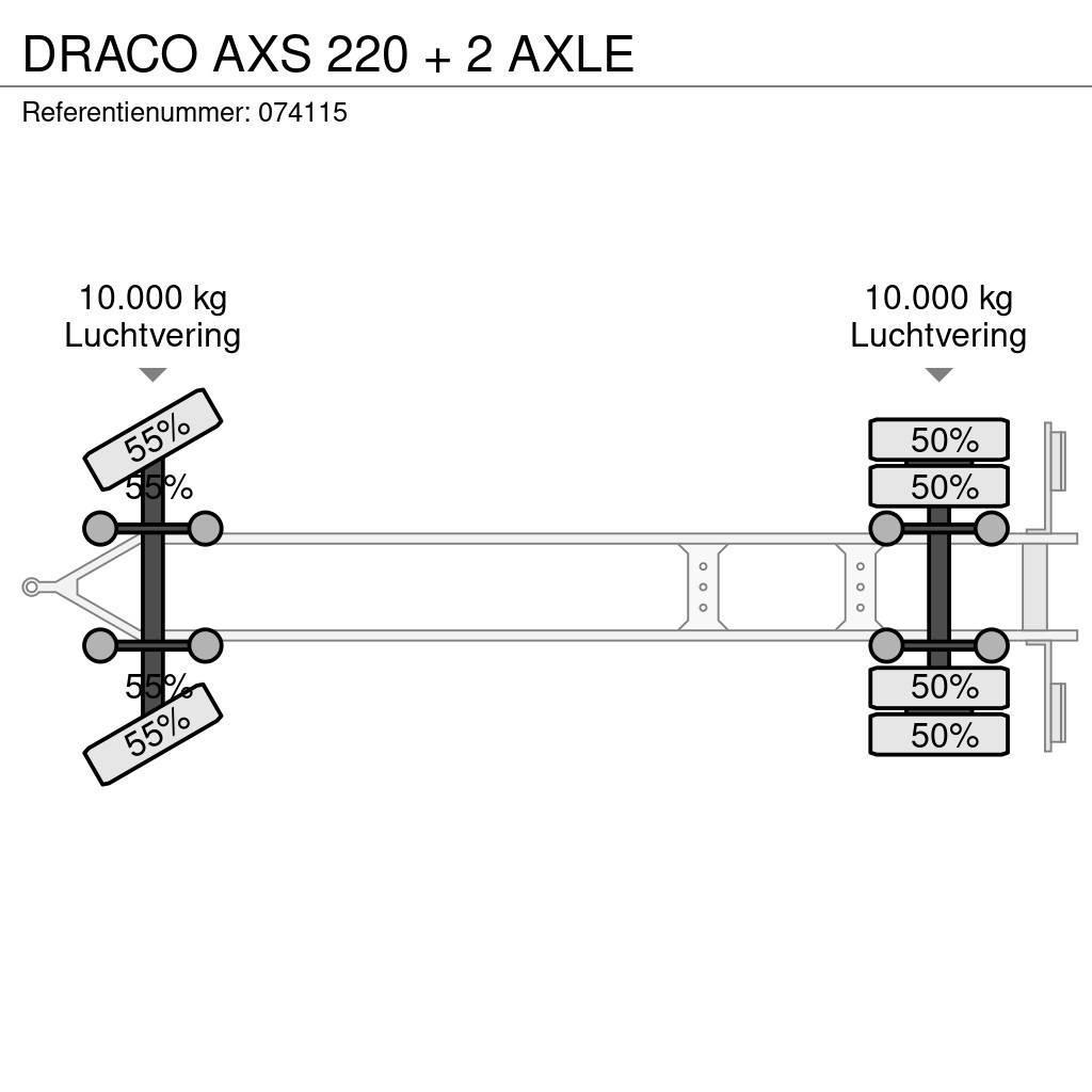 Draco AXS 220 + 2 AXLE Priekabos su tentu
