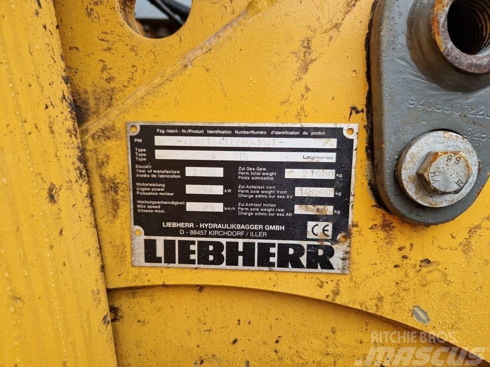 Liebherr A 316 Litronic Atliekų / pramoniniai krautuvai
