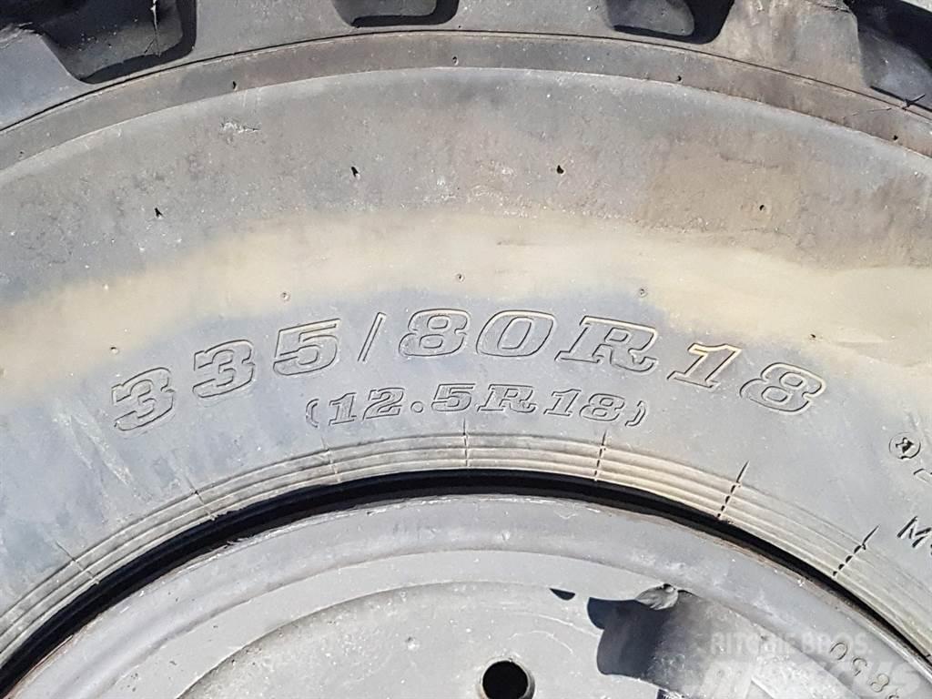 Ahlmann AS50-Solideal 12.5-18-Dunlop 12.5R18-Tire/Reifen Padangos, ratai ir ratlankiai