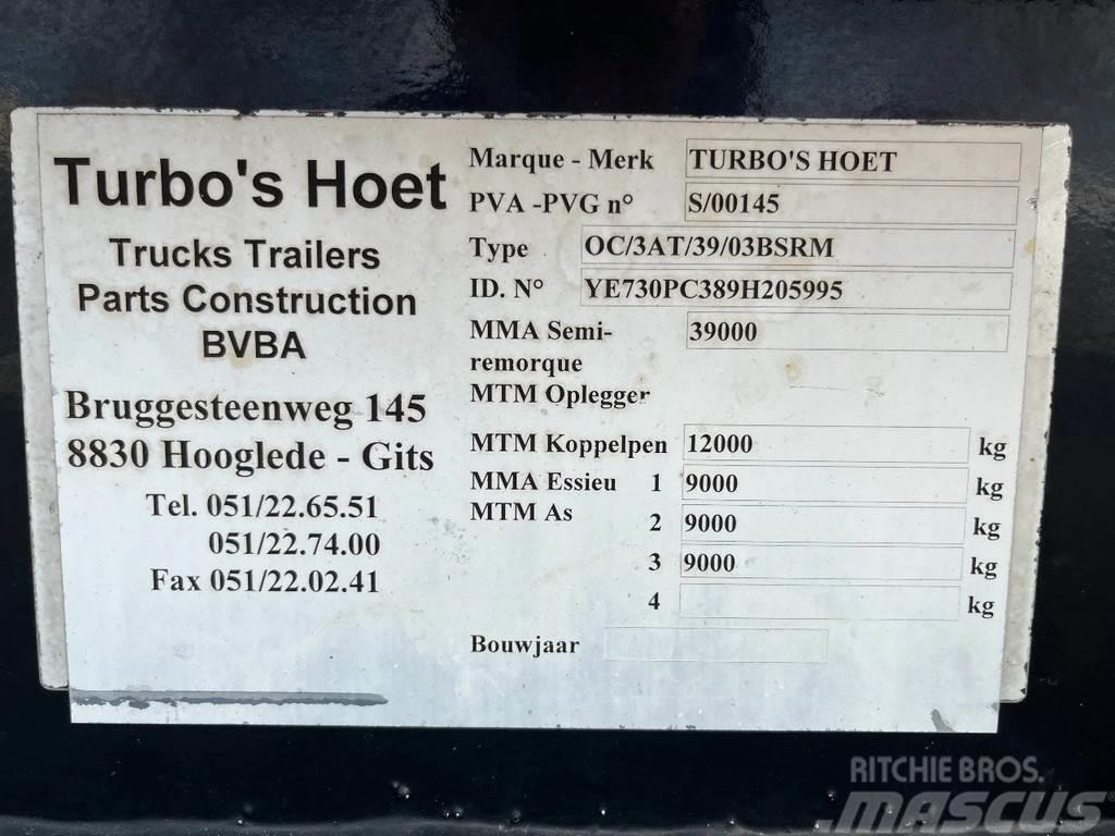  Turbo'sHoet 1x20ft - BPW - ADR(FL,AT,OX) - Perfect Konteinerių puspriekabės