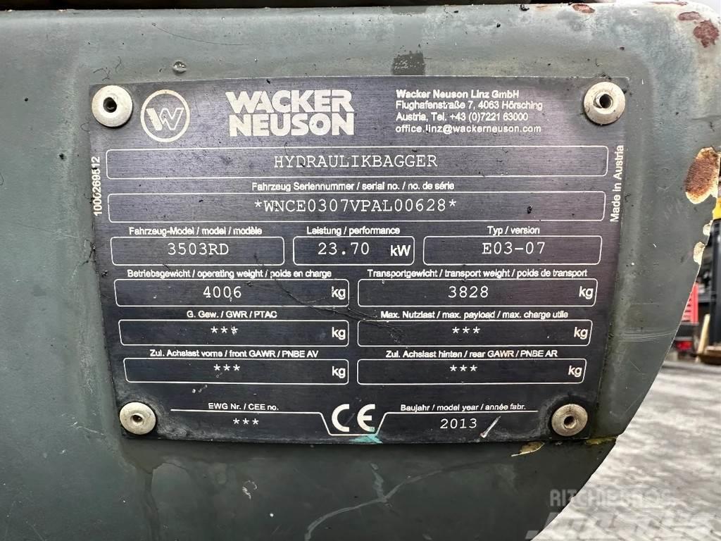 Wacker Neuson 3503 RD Mini ekskavatoriai < 7 t