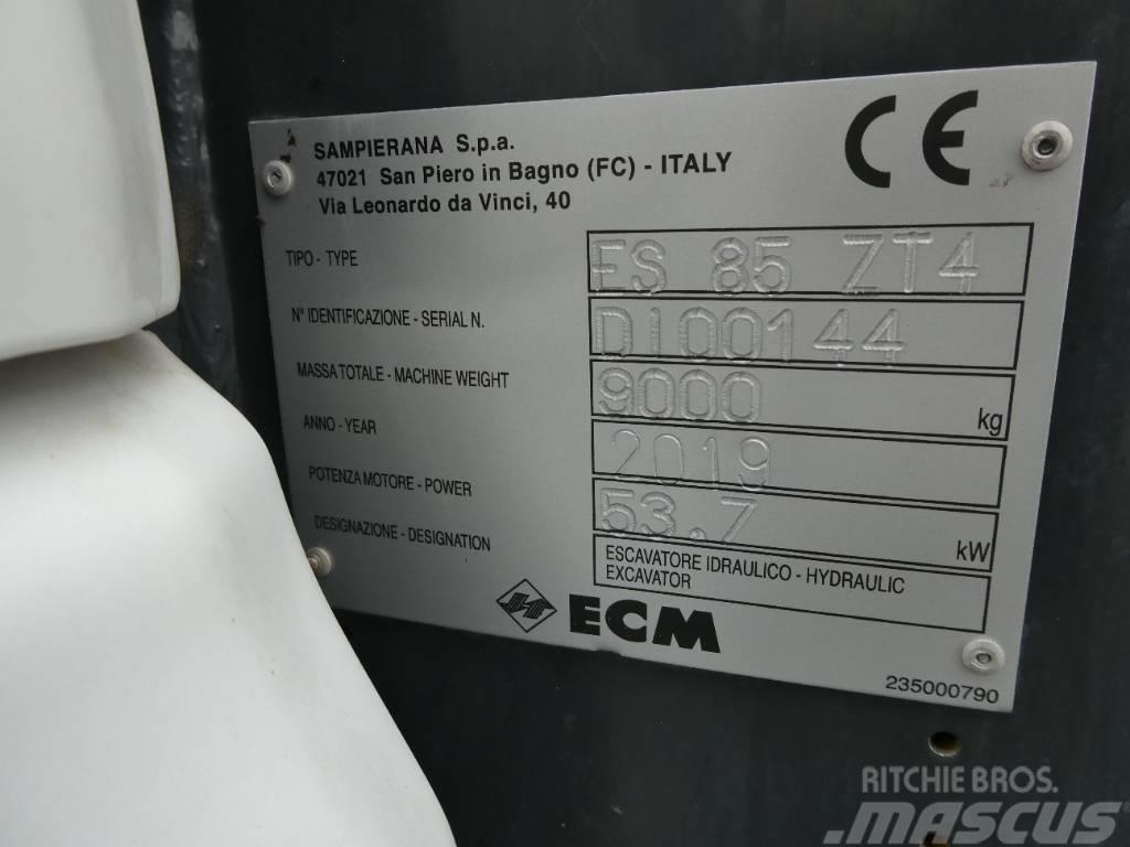 ECM ES 85 ZT4 Vidutinės galios ekskavatoriai 7-12 t