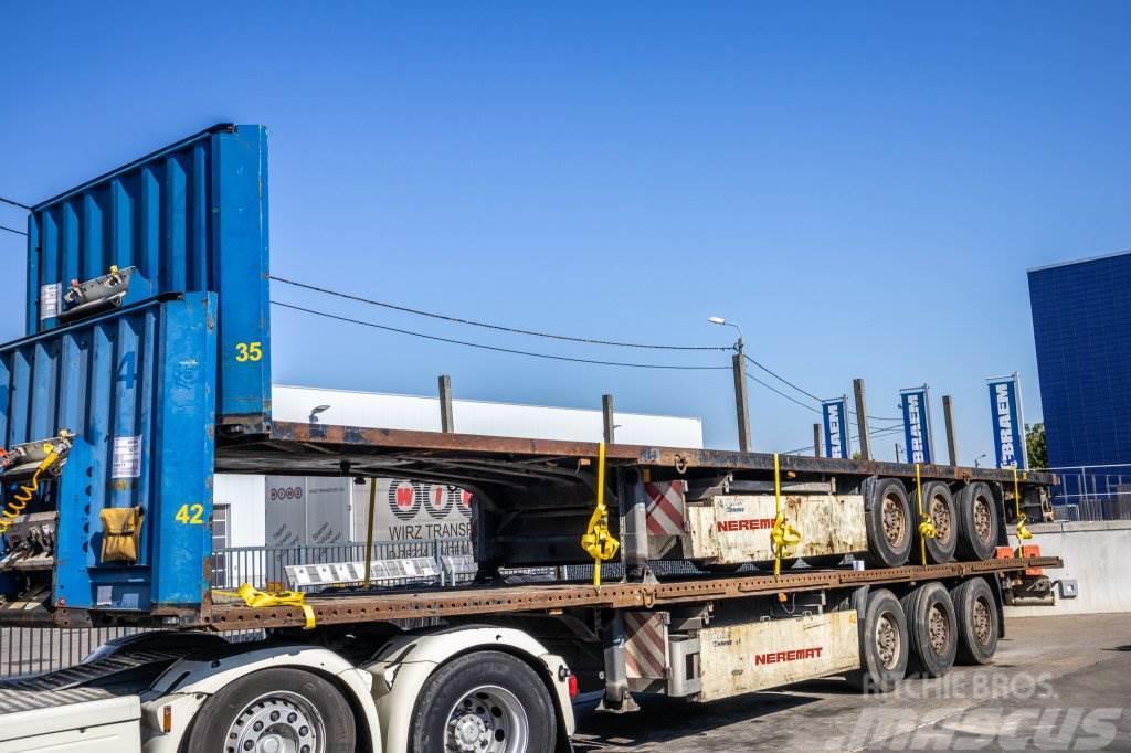 Krone SD27-PLATEAU-39000 KG MTM Bortinių sunkvežimių priekabos su nuleidžiamais bortais