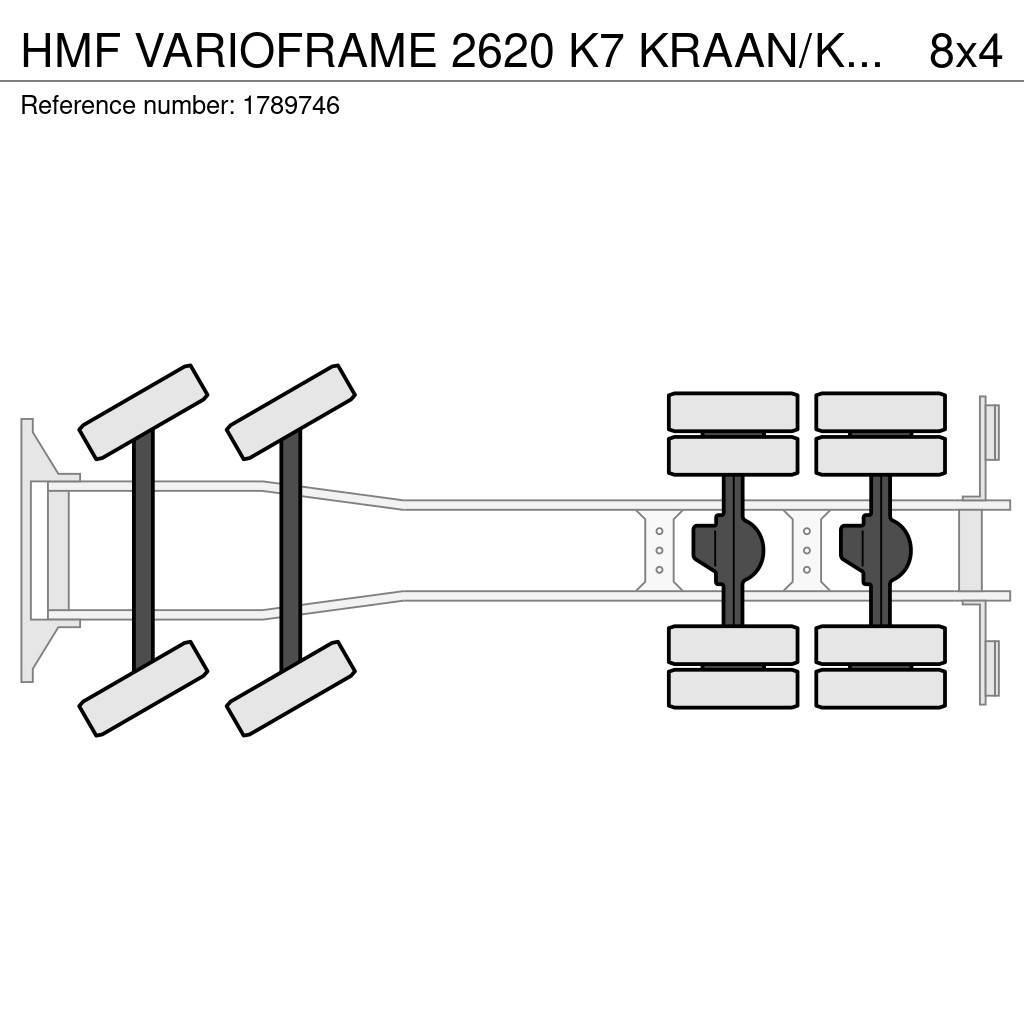 HMF VARIOFRAME 2620 K7 KRAAN/KRAN/CRANE/GRUA Automobiliniai kranai