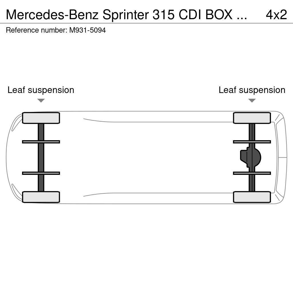 Mercedes-Benz Sprinter 315 CDI BOX L=4380 mm Kita