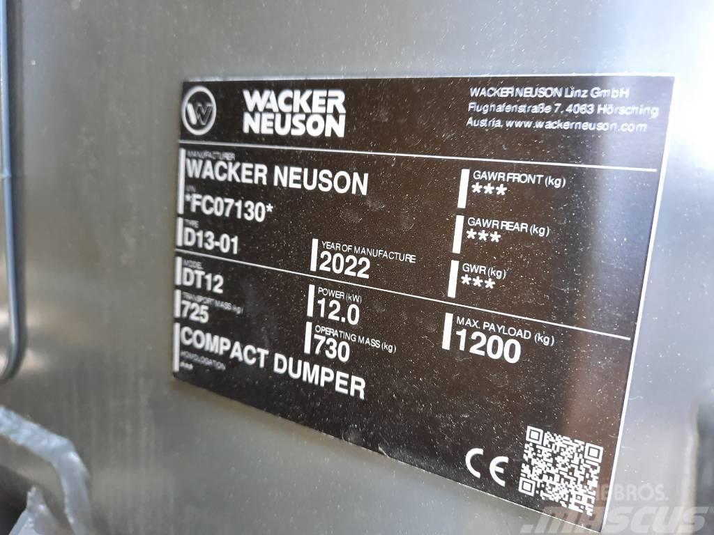 Wacker Neuson DT12 Vikšrinė savivartė technika