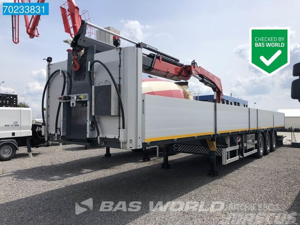 Bodex KIS3B 3 axles Without Truck Bortinių sunkvežimių priekabos su nuleidžiamais bortais