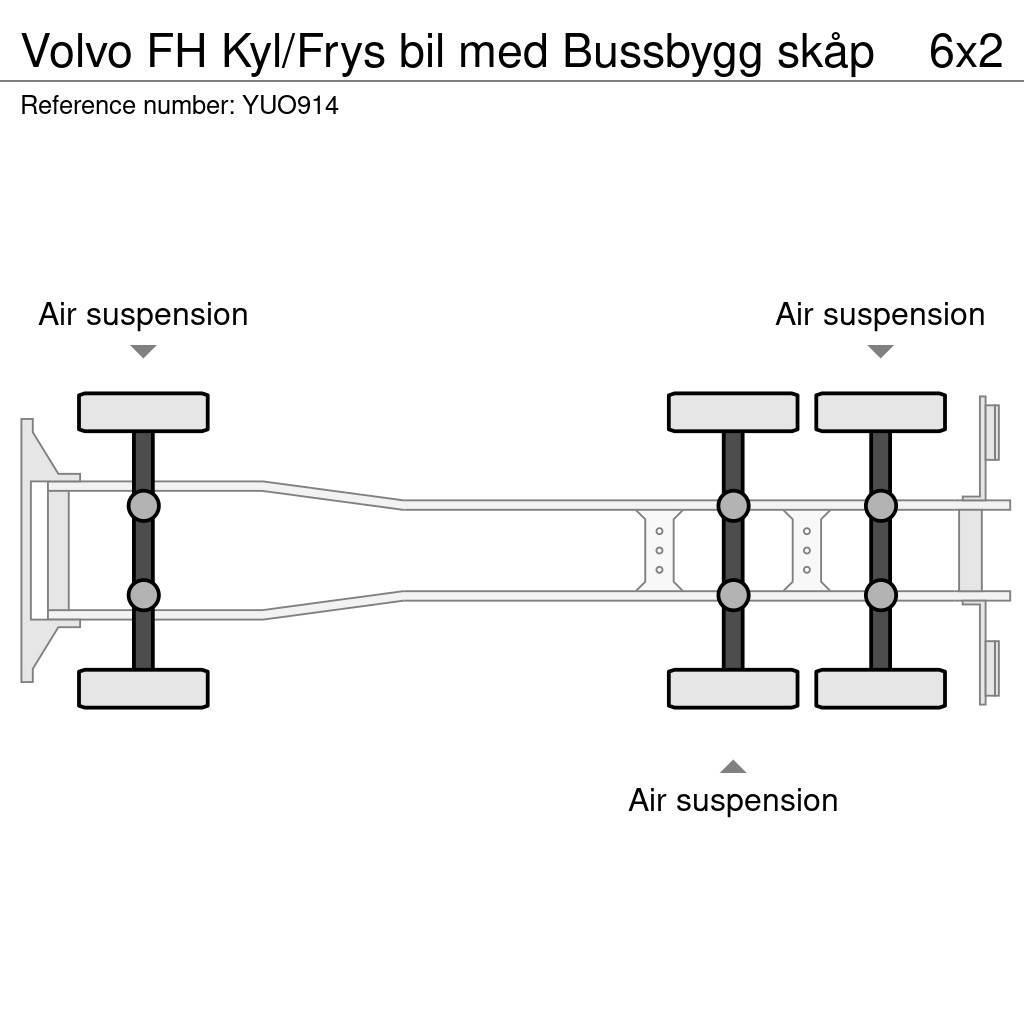 Volvo FH Kyl/Frys bil med Bussbygg skåp Vilkikai šaldytuvai