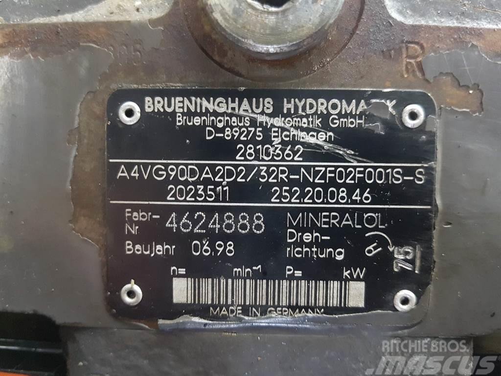 Brueninghaus Hydromatik A4VG90DA2D2/32R - Volvo L45TP - Drive pump Hidraulikos įrenginiai