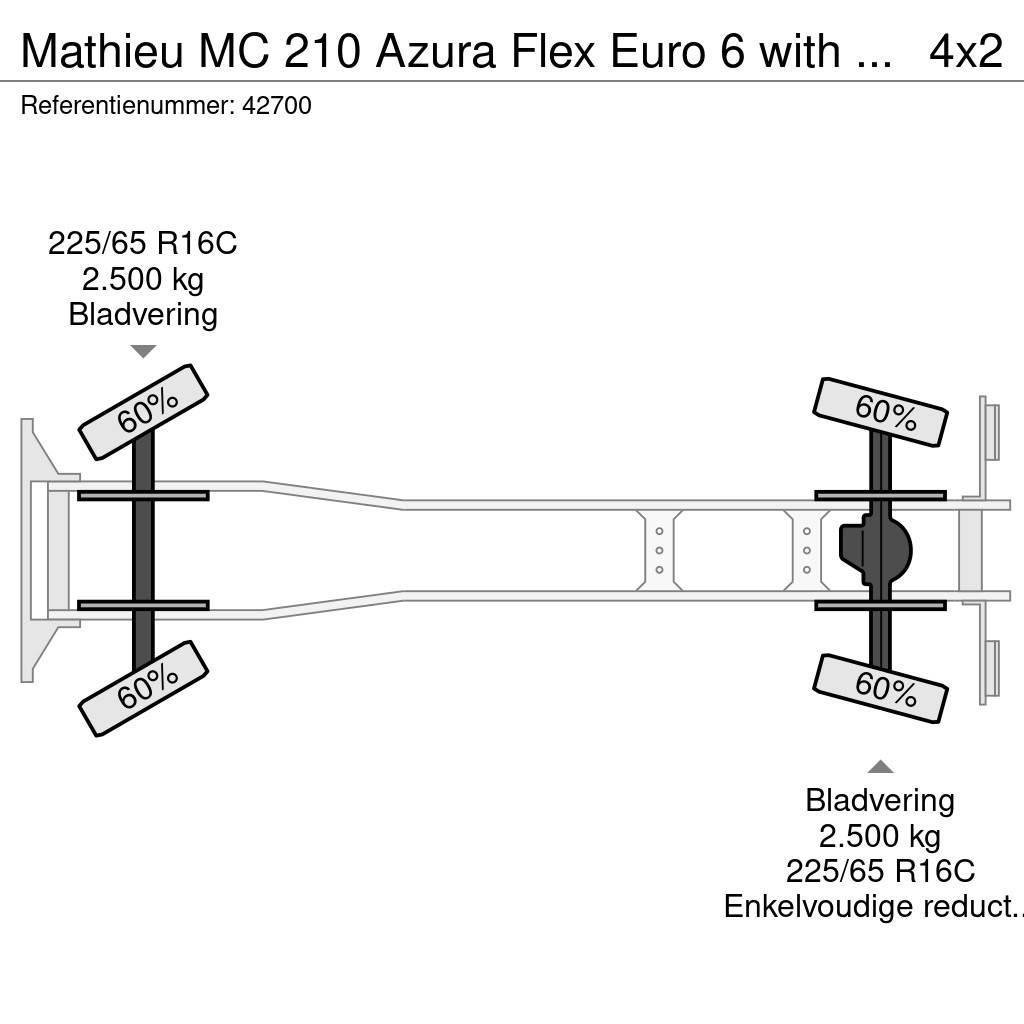 Mathieu MC 210 Azura Flex Euro 6 with 3-rd brush Šlavimo sunkvežimiai