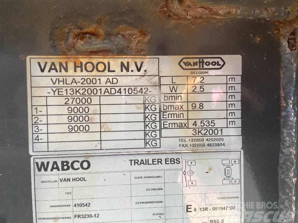 Van Hool 3K2001 Konteinerių priekabos