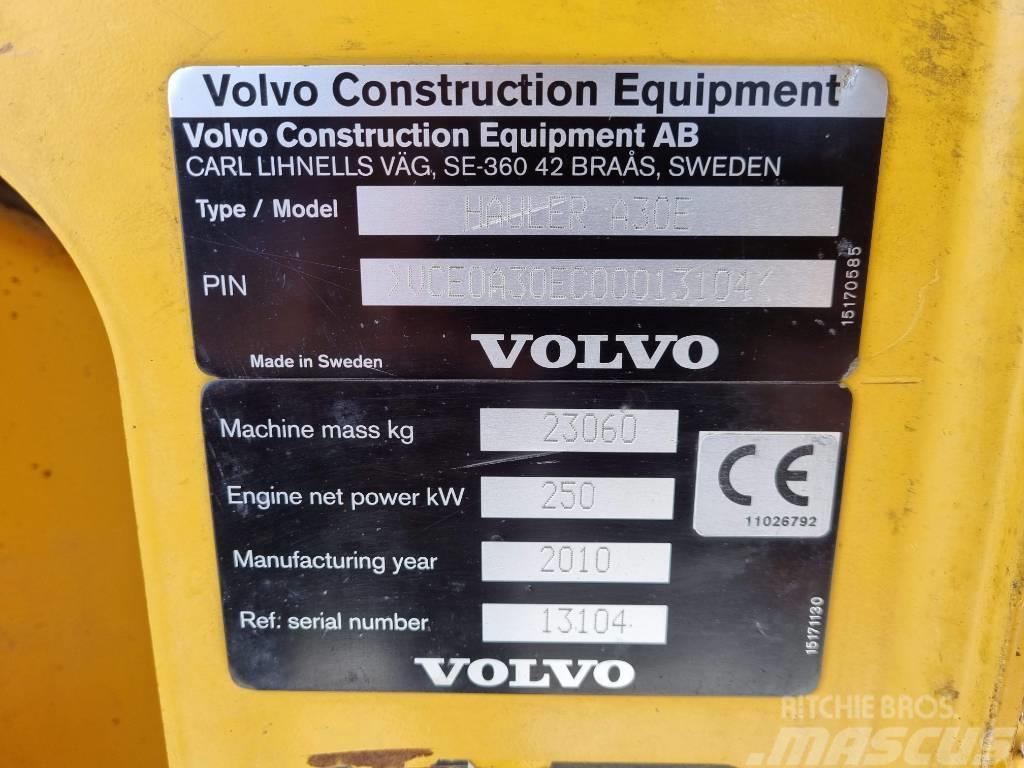 Volvo Wozidło Dumper VOLVO A30E 6x6 Karjeriniai savivarčiai
