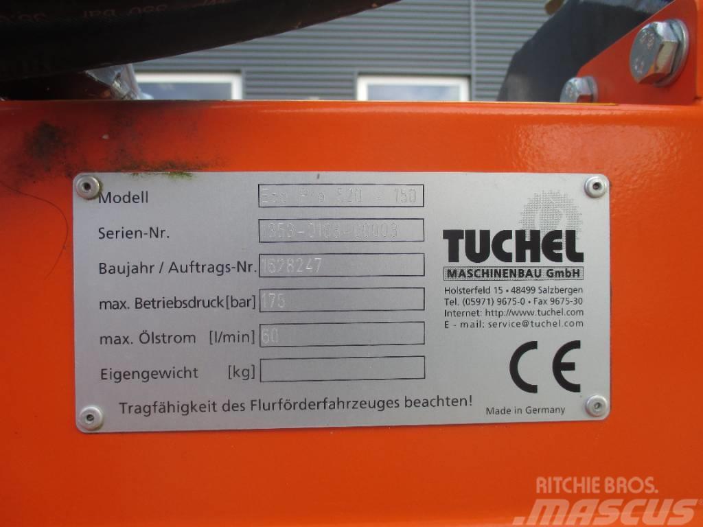 Tuchel Eco Pro 520  150 cm. Krautuvai su šoniniu pasukimu