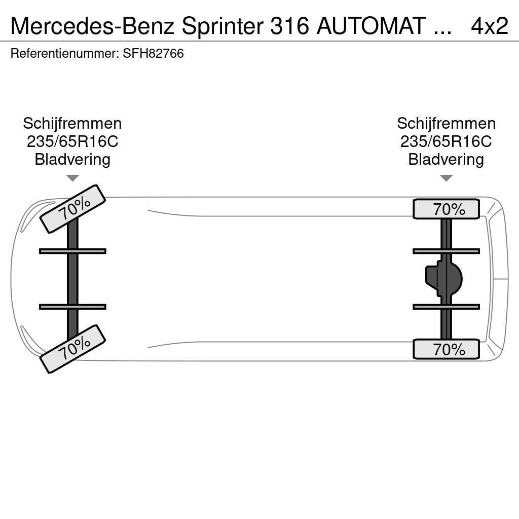 Mercedes-Benz Sprinter 316 AUTOMAT / AIRCO / EURO 5 Savivarčiai furgonai