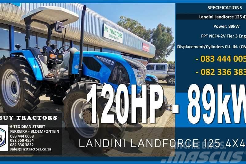 Landini Landforce 125 4WD Traktoriai