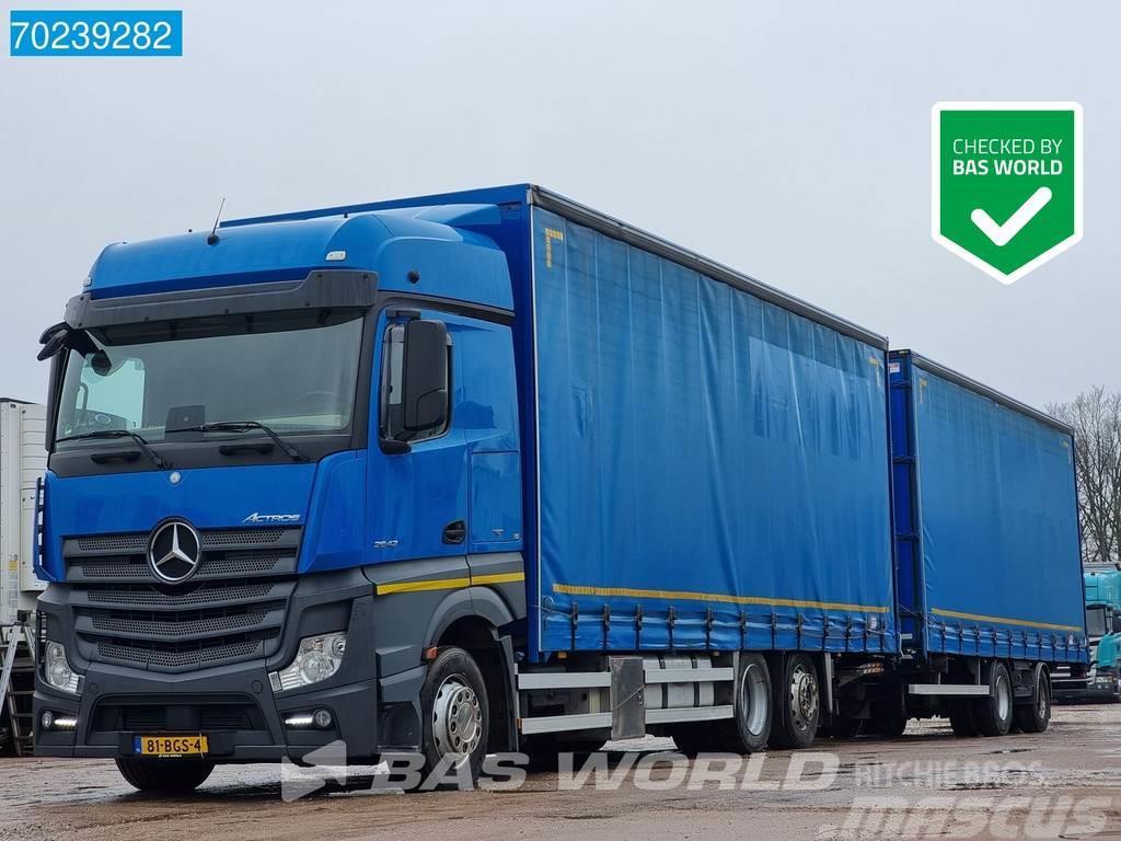Mercedes-Benz Actros 2642 6X2 NL-Truck BigSpace Retarder Euro 6 Priekabos su tentu