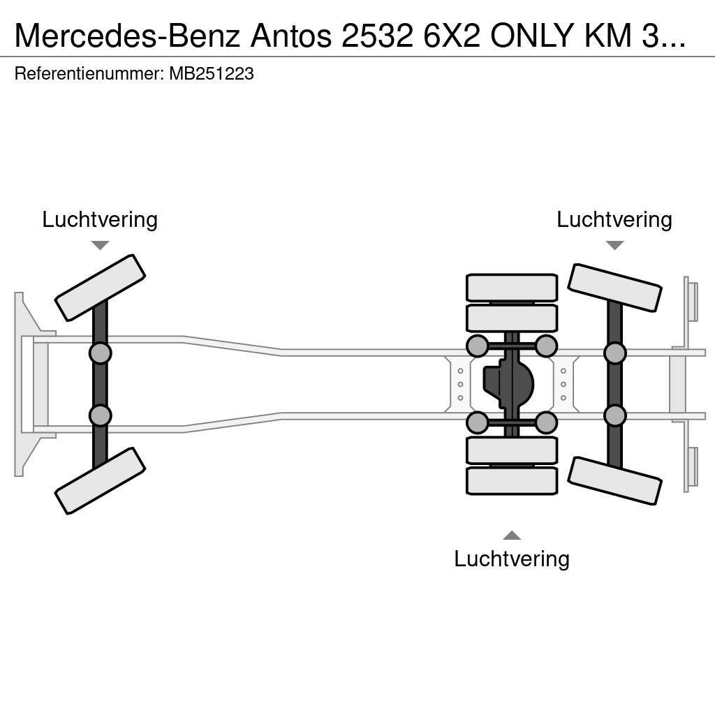 Mercedes-Benz Antos 2532 6X2 ONLY KM 303922 Priekabos su tentu
