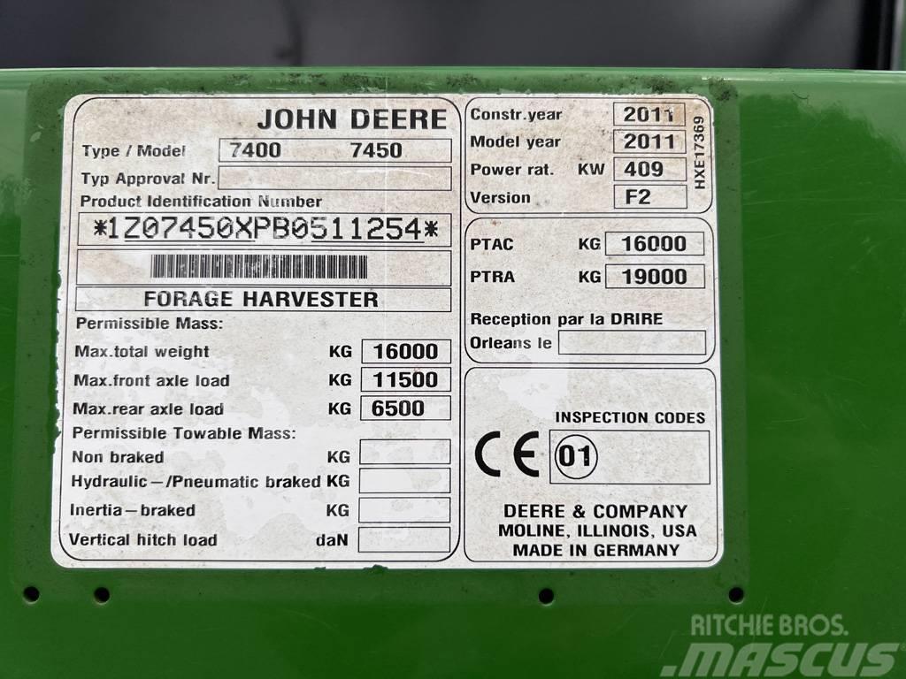 John Deere 7450 Pašarų ruošimo technika