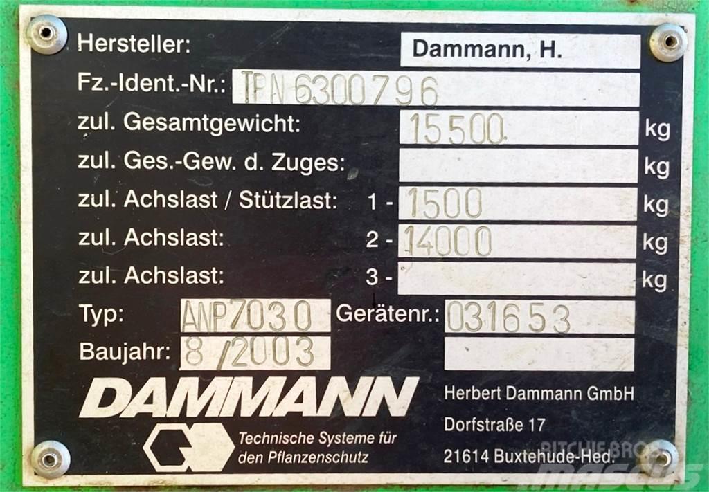 Dammann ANP 7030 Profi Class - Tandemspritze 30m Prikabinami purkštuvai